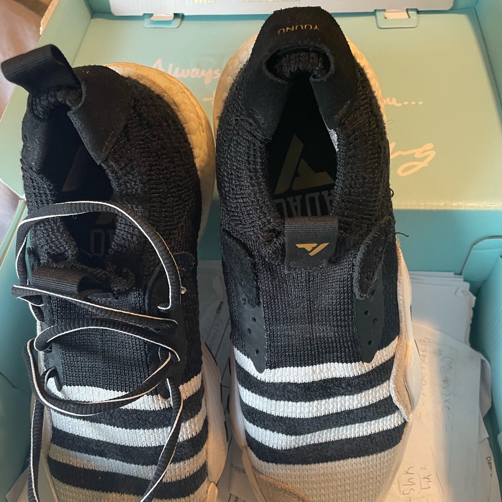 adidas Black and White Men's Shoes